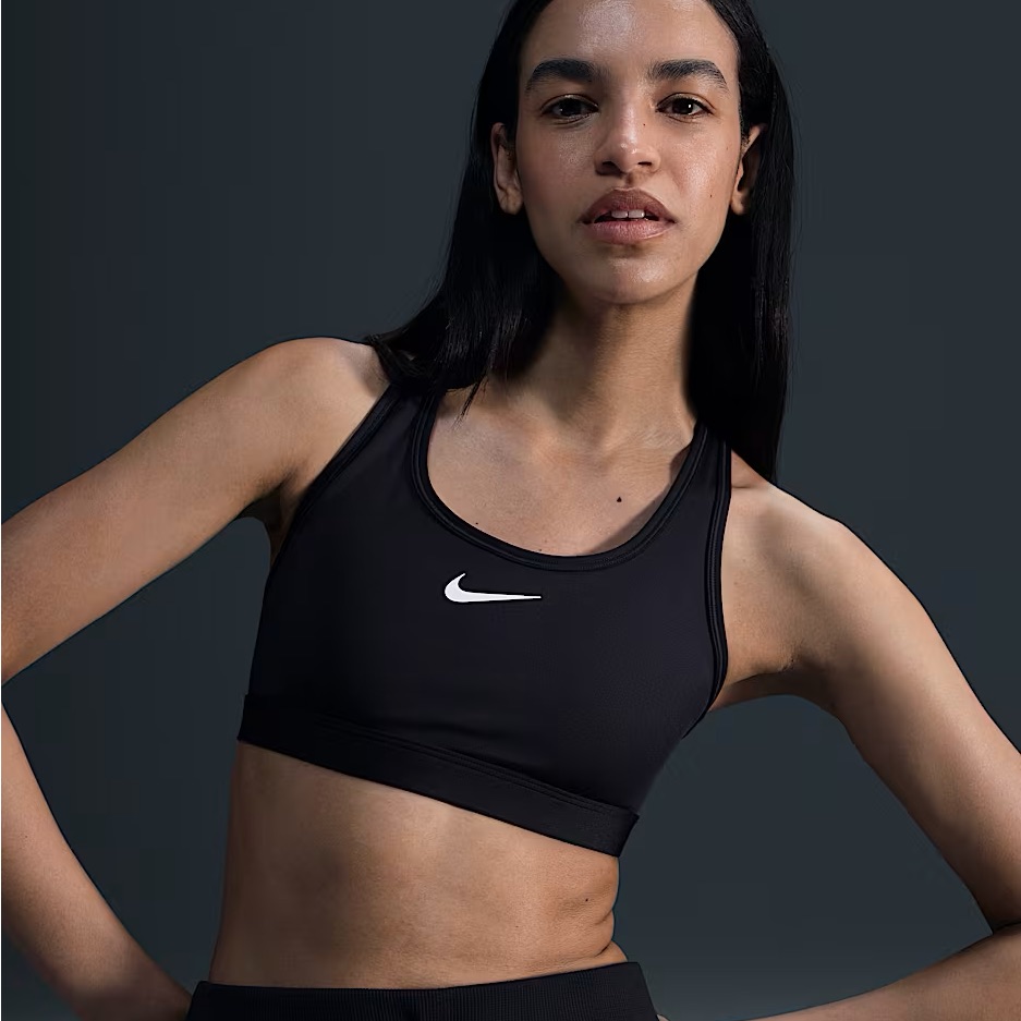 Nike Black Sports Bra Moisture-Wicking Racerback